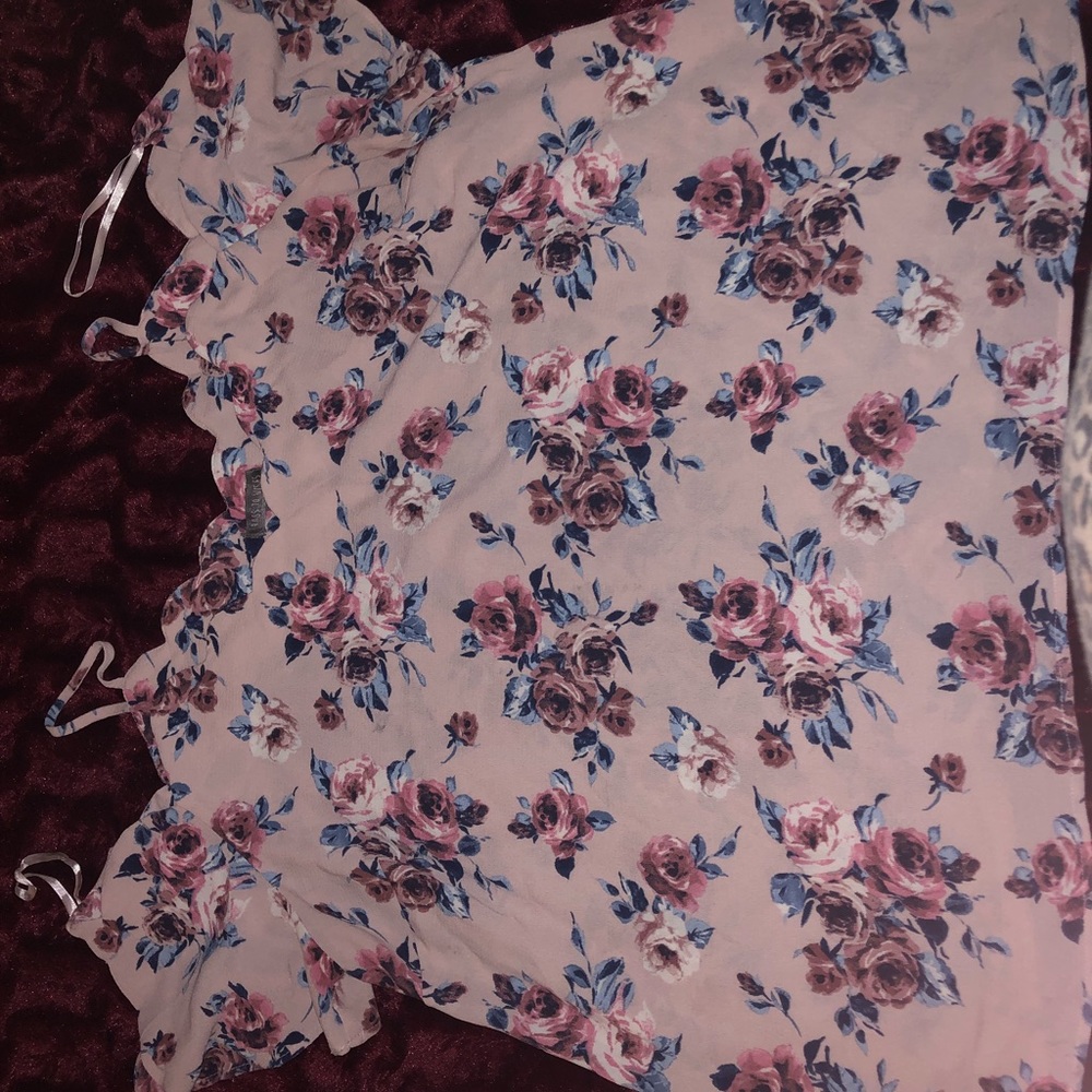 Scalloped off the shoulder top